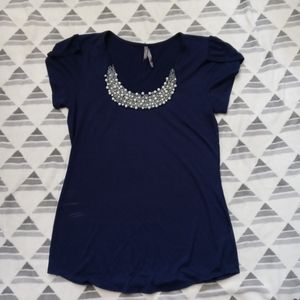 Pearl Beaded Charlotte Russe Dress Top